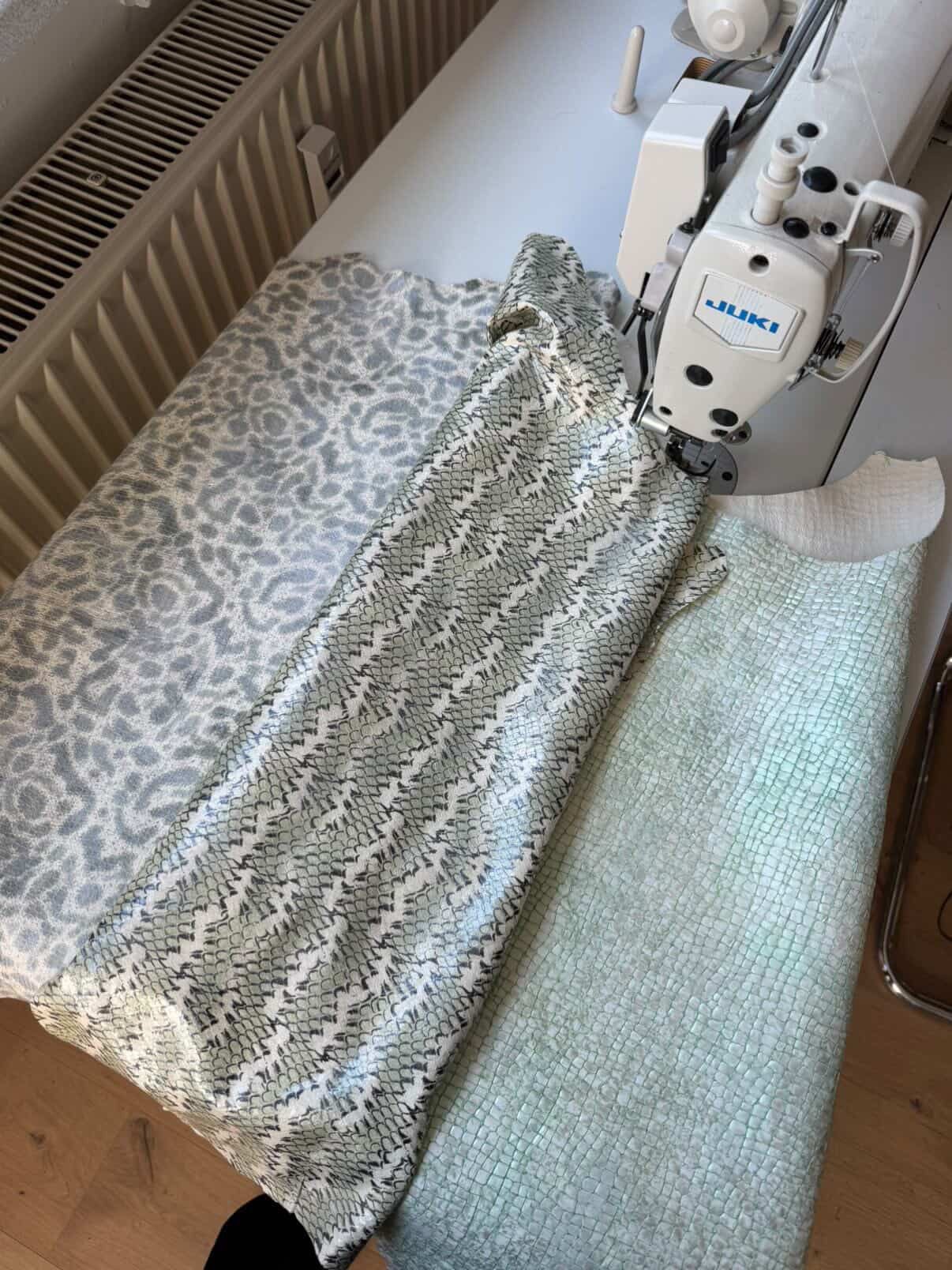 FATIMA‘s CUSTOM CROC LEATHER MIX MAXI